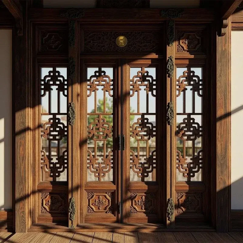 仿古花窗