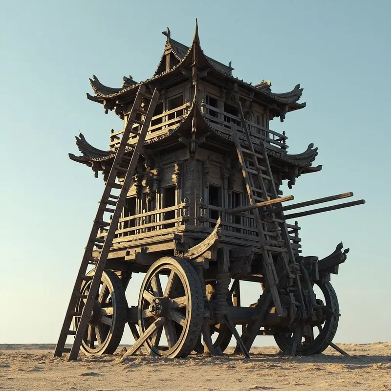 古代攻城战车