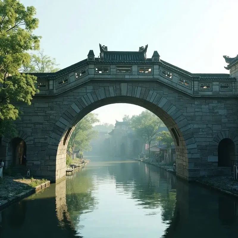 园林古典拱桥