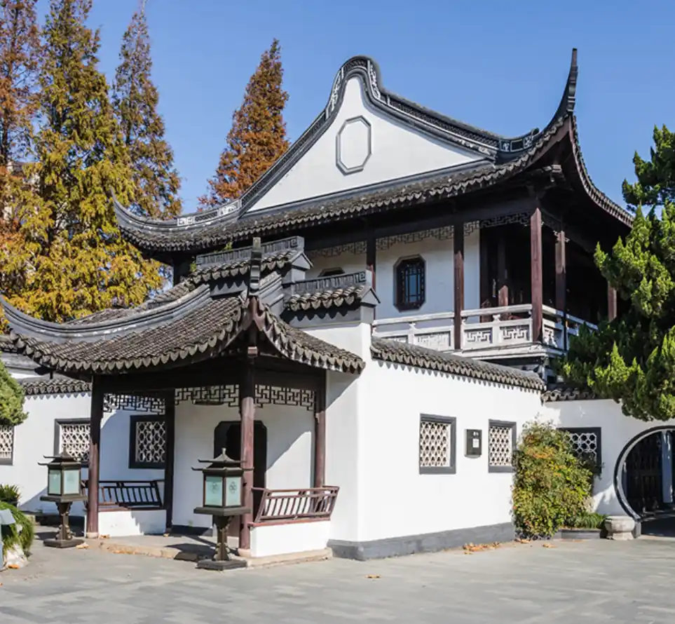高端榫卯民宿木屋